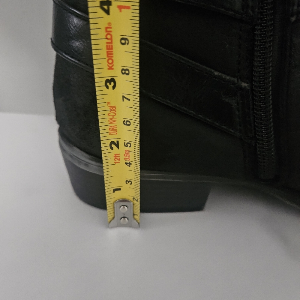 Sonoma Black Ruched Buckle Knee High Boots- Size 9M - Picture 8 of 10
